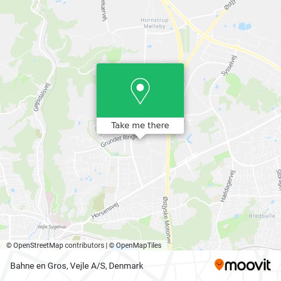 Bahne en Gros, Vejle A/S map