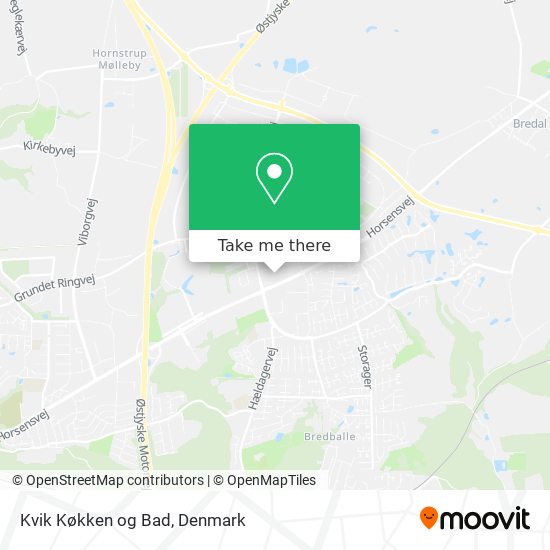 Kvik Køkken og Bad map