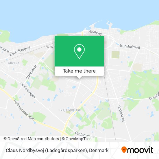 Claus Nordbysvej (Ladegårdsparken) map