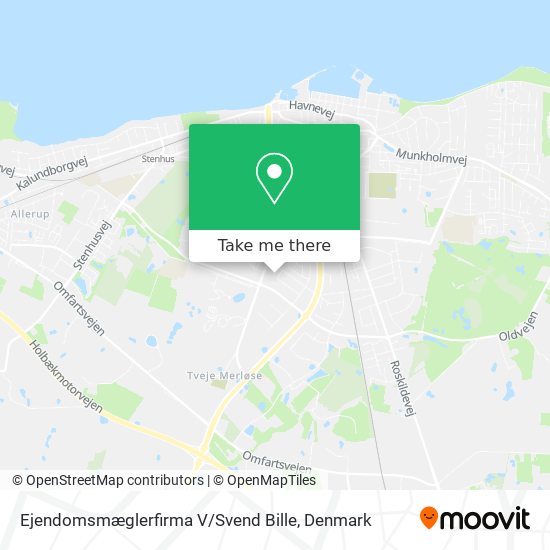 Ejendomsmæglerfirma V / Svend Bille map