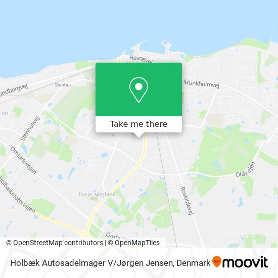 Holbæk Autosadelmager V / Jørgen Jensen map