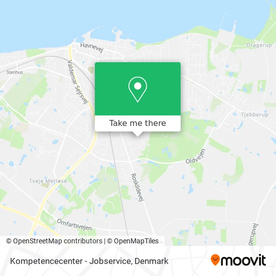 Kompetencecenter - Jobservice map