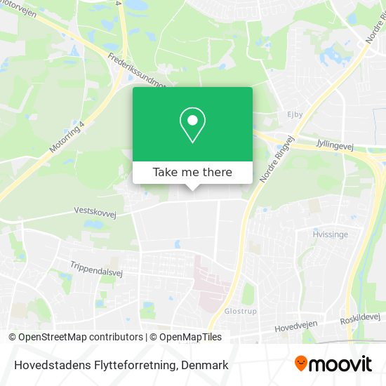 Hovedstadens Flytteforretning map