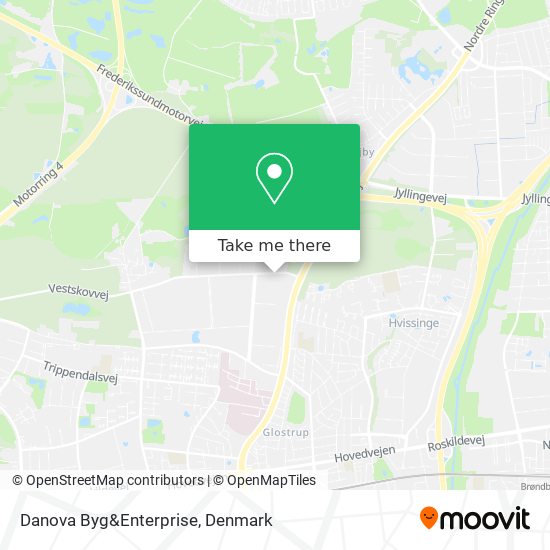 Danova Byg&Enterprise map