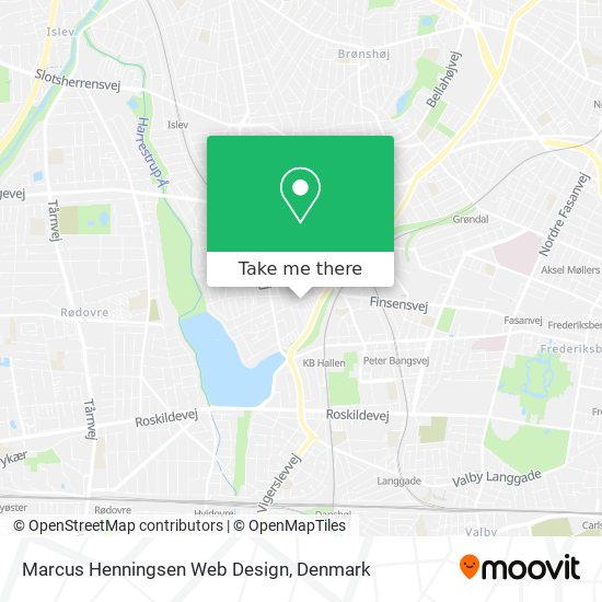 Marcus Henningsen Web Design map