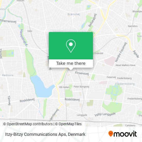 Itzy-Bitzy Communications Aps map
