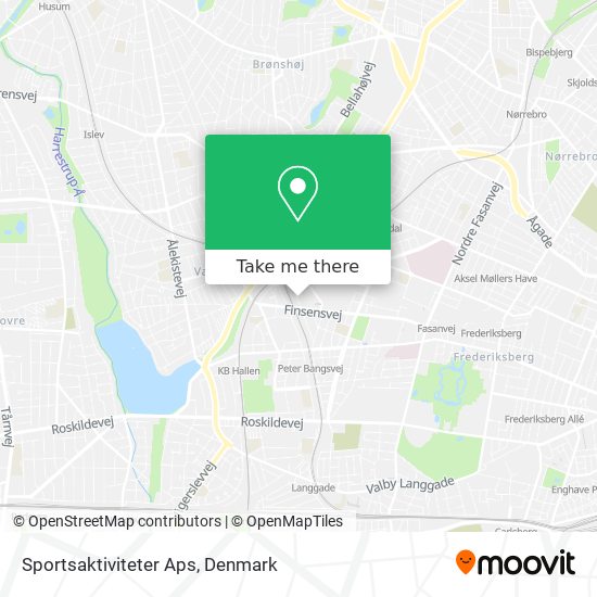 Sportsaktiviteter Aps map