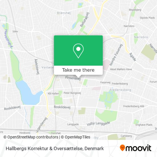 Hallbergs Korrektur & Oversættelse map