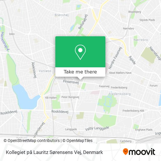 Kollegiet på Lauritz Sørensens Vej map