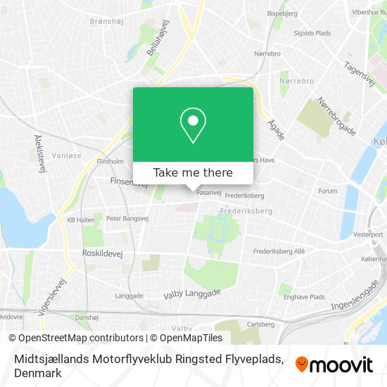 Midtsjællands Motorflyveklub Ringsted Flyveplads map