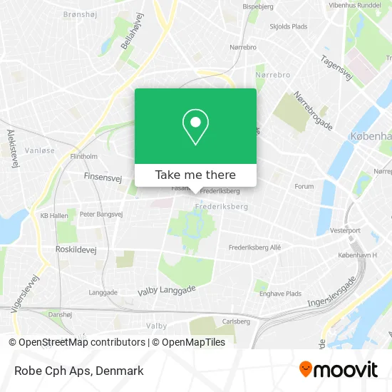 Robe Cph Aps map