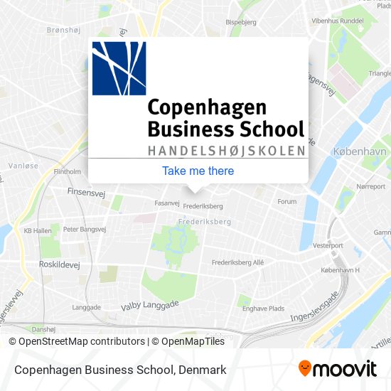 Copenhagen Business School map