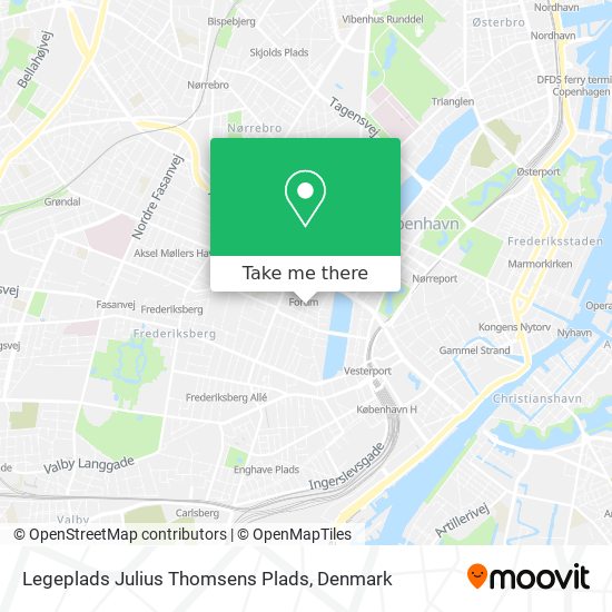 Legeplads Julius Thomsens Plads map