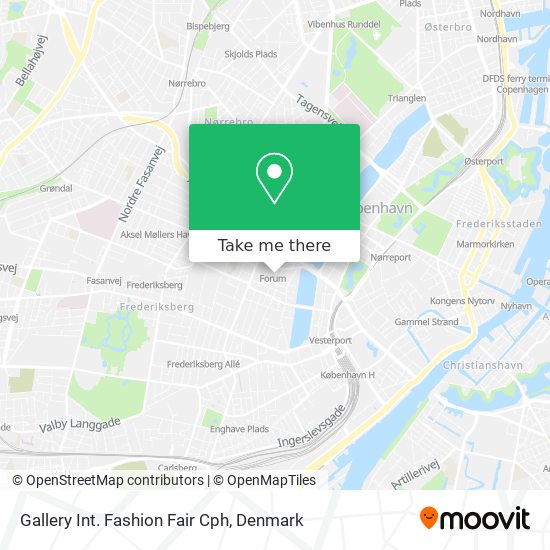Gallery Int. Fashion Fair Cph map