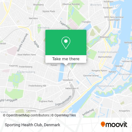 Sporting Health Club map