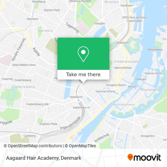 Aagaard Hair Academy map