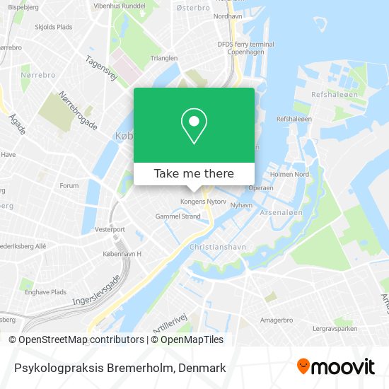 Psykologpraksis Bremerholm map