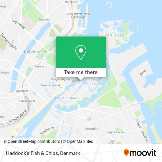 Haddock's Fish & Chips map