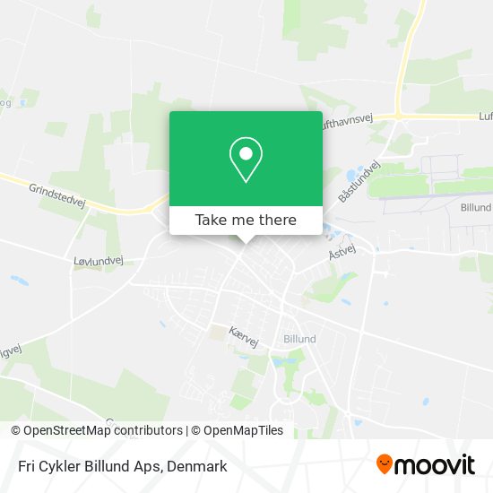 Fri Cykler Billund Aps map