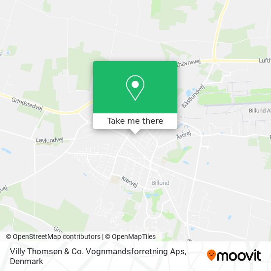 Villy Thomsen & Co. Vognmandsforretning Aps map