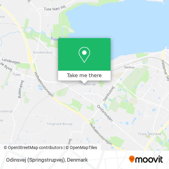 Odinsvej (Springstrupvej) map