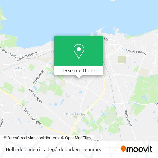 Helhedsplanen i Ladegårdsparken map