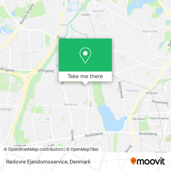 Rødovre Ejendomsservice map