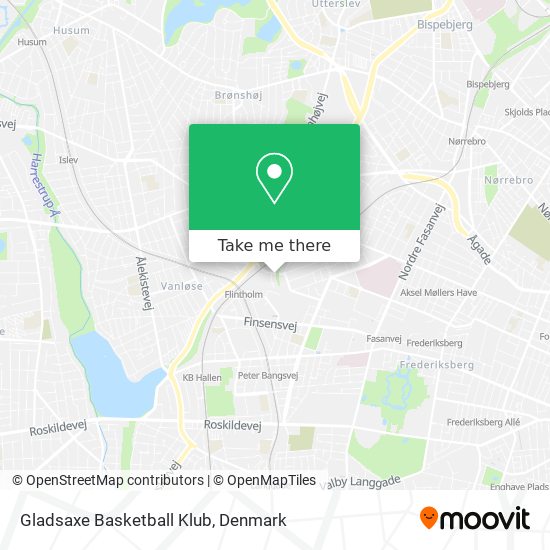 Gladsaxe Basketball Klub map