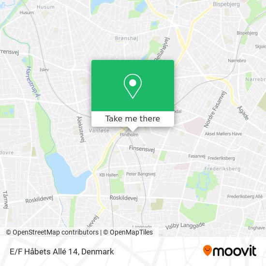 E/F Håbets Allé 14 map