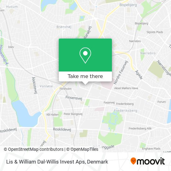 Lis & William Dal-Willis Invest Aps map