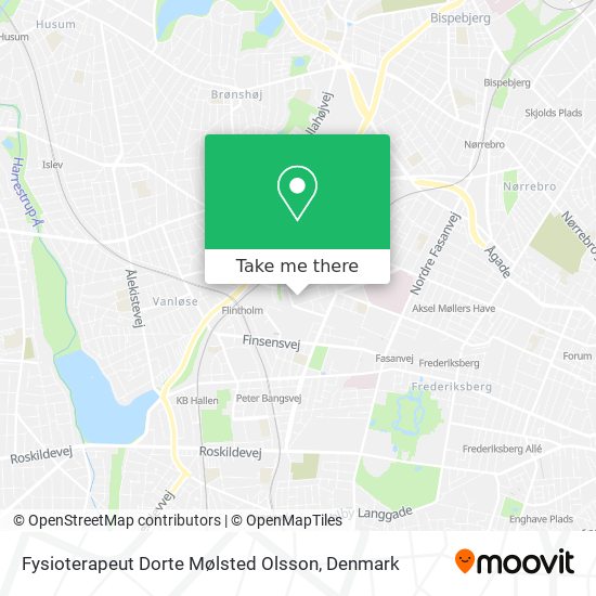 Fysioterapeut Dorte Mølsted Olsson map