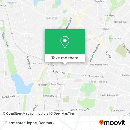 Glarmester Jeppe map