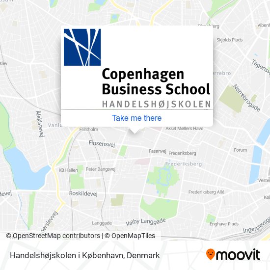 Handelshøjskolen i København map