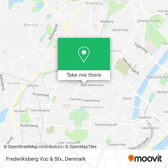 Frederiksberg Vuc & Stx. map