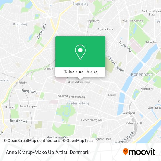 Anne Krarup-Make Up Artist map