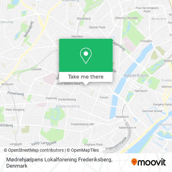 Mødrehjælpens Lokalforening Frederiksberg map