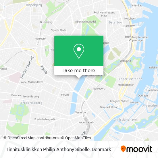 Tinnitusklinikken Philip Anthony Sibelle map