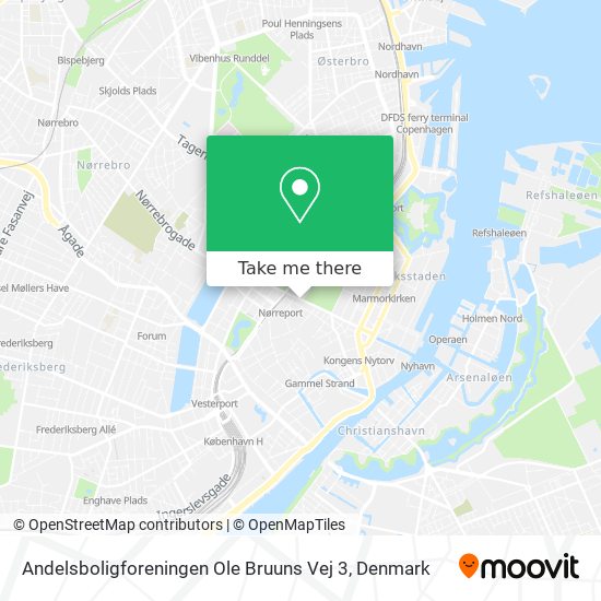 Andelsboligforeningen Ole Bruuns Vej 3 map