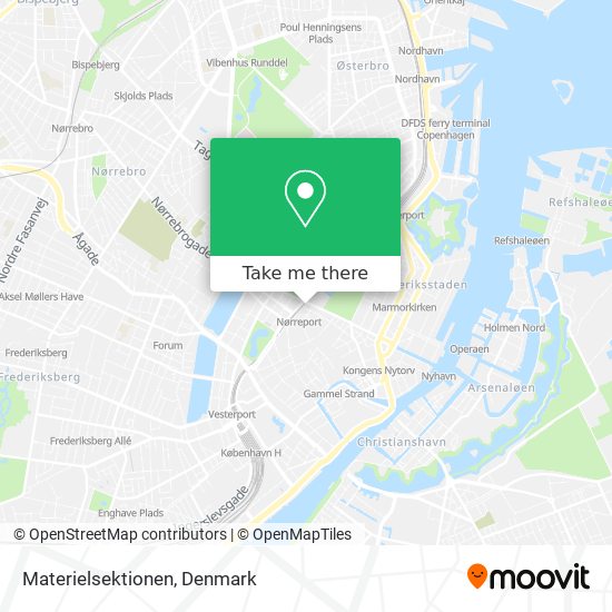 Materielsektionen map