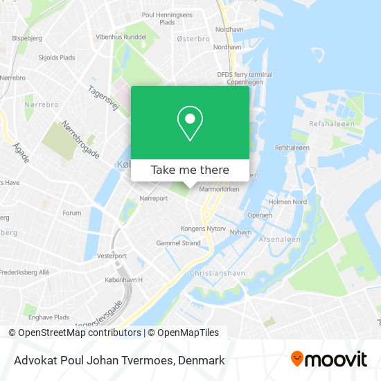 Advokat Poul Johan Tvermoes map
