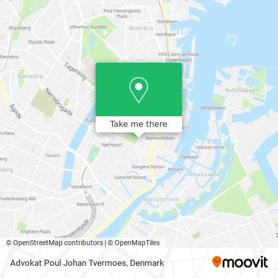 Advokat Poul Johan Tvermoes map