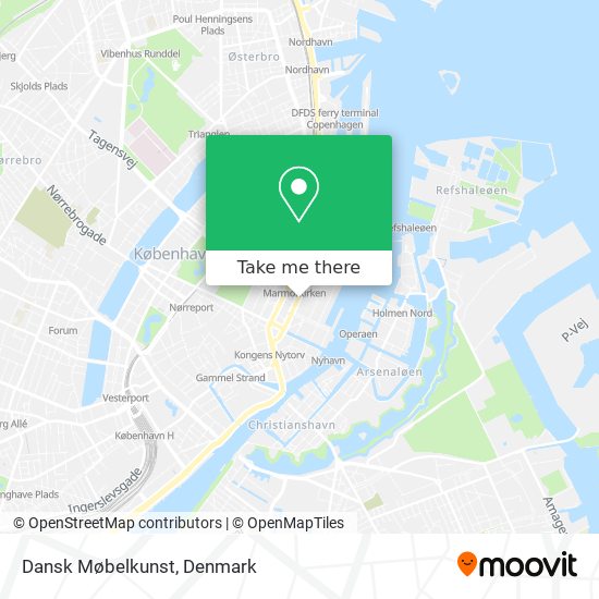 Dansk Møbelkunst map