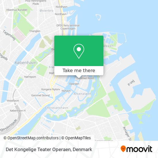 Det Kongelige Teater Operaen map