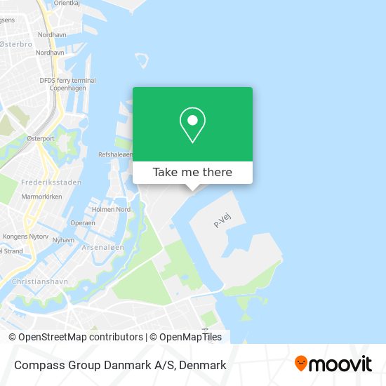 Compass Group Danmark A/S map