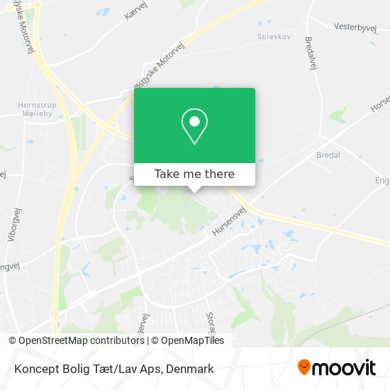 Koncept Bolig Tæt/Lav Aps map