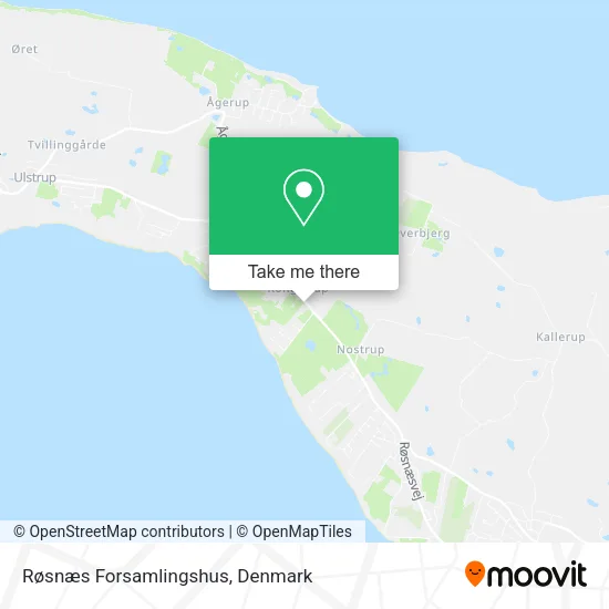 Røsnæs Forsamlingshus map