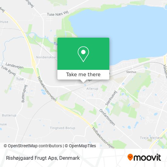 Rishøjgaard Frugt Aps map