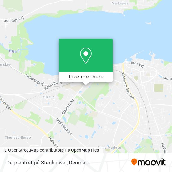 Dagcentret på Stenhusvej map