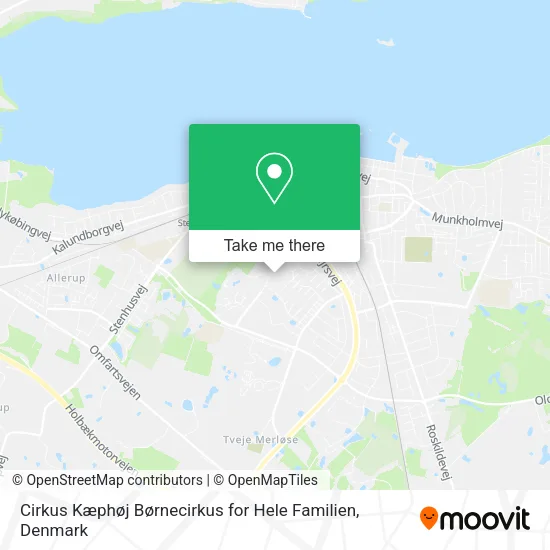 Cirkus Kæphøj Børnecirkus for Hele Familien map