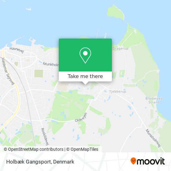 Holbæk Gangsport map